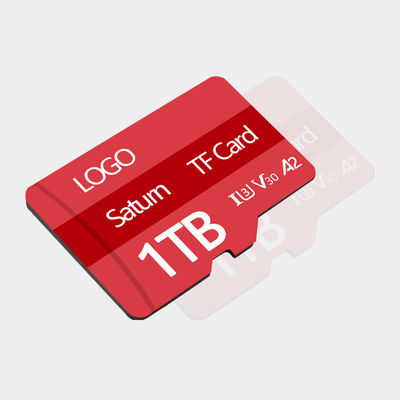 Carta di memoria TF di plastica classe 10 16GB-512GB Trasferimento rapido di dati per telecamere di sicurezza