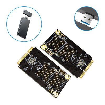 Disco rigido MSATA portatile SSD commerciale senza rumore da 64 GB a 2 TB trasferimento rapido di dati