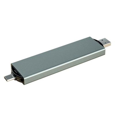 Tipo C USB3.0 SSD Disco rigido esterno M.2 Nvme Sata Dual Interface Design per laptop